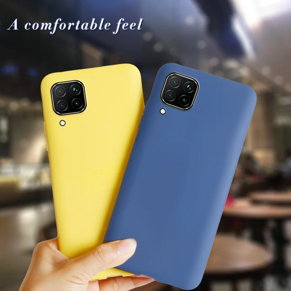 Мягкий силиконовый чехол для Huawei Nova 7i 6 4 дюйма задняя крышка телефона ярких