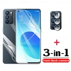 Гидрогелевая пленка для OPPO Reno 6, 5 Pro, 5 Lite, 5F, opo reno6, 5 lite, 5pro, reno5, 3 в 1