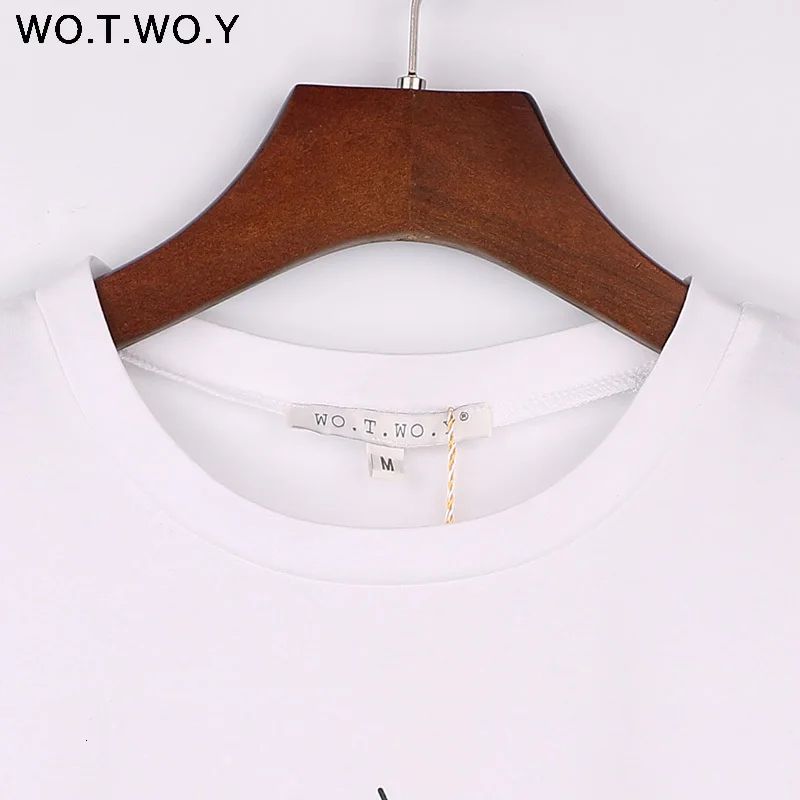 WOTWOY Tumblr Lips футболка женская летняя с круглым вырезом повседневные топы с принтом женская хлопковая с коротким рукавом забавная футболка Женская Harajuku