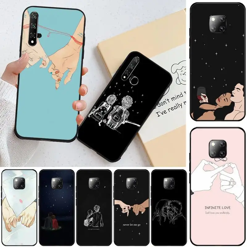 Высококачественный чехол для телефона HaNismt Hand and Hug Honor 20 20lite view20 7C 8C 7A 8A 10i 20i PLAY 9X Pro |
