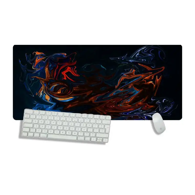 

Fluid art Large Mouse pad PC Computer mat Desk Table Protect Game Office Work Mouse Mat pad Non-slip Laptop Cushion