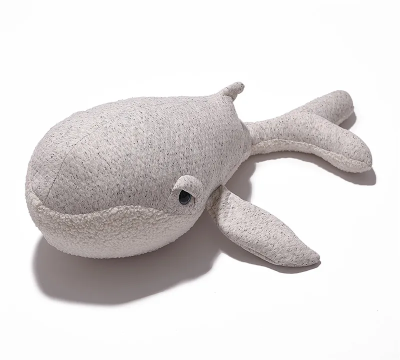 White whale КИТ чучело Подушка для новорожденных Декор для детской комнаты постельное белье украшение кроватки Infantil подушка кукла нордическая Подушка INS - Цвет: White whale