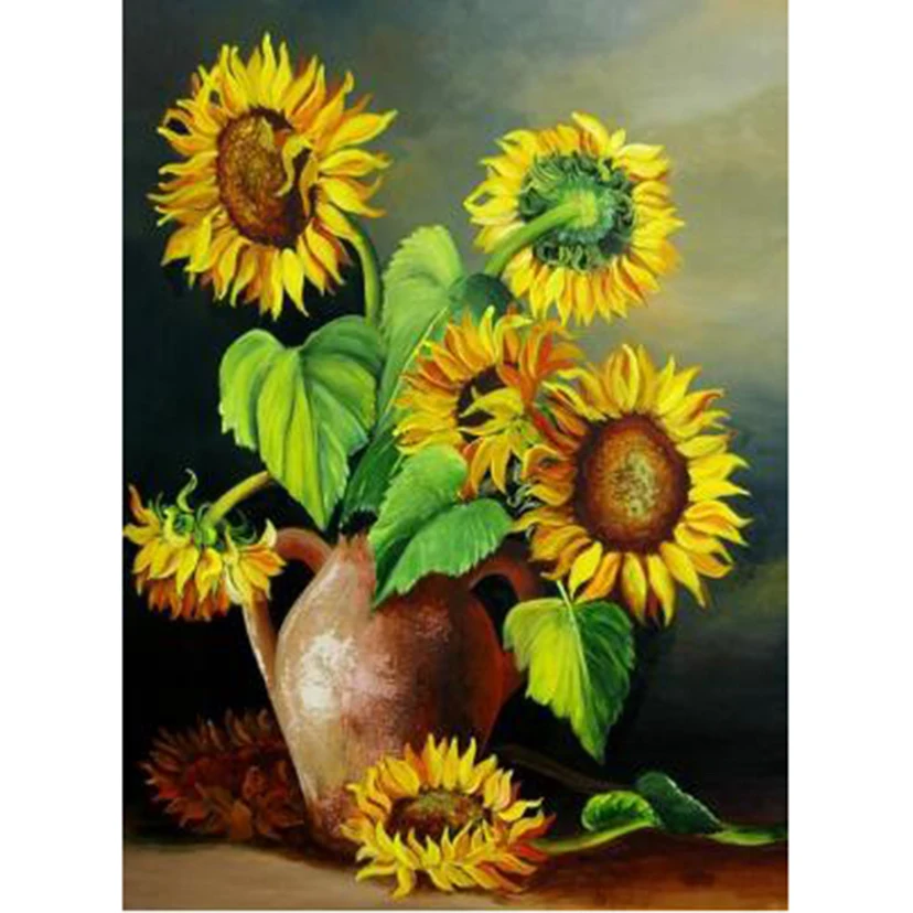 

5D DIY Diamond Painting Square/Round Diamond Butterfly Painting Bottle Sunflower Beauty Picture Cross Stitch Decoration TX908