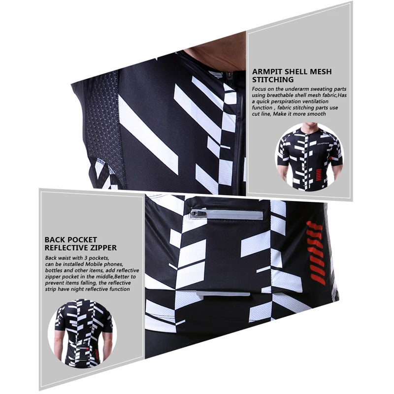 Велосипедная Джерси PHMAX быстросохнущая одежда для горных велосипедов