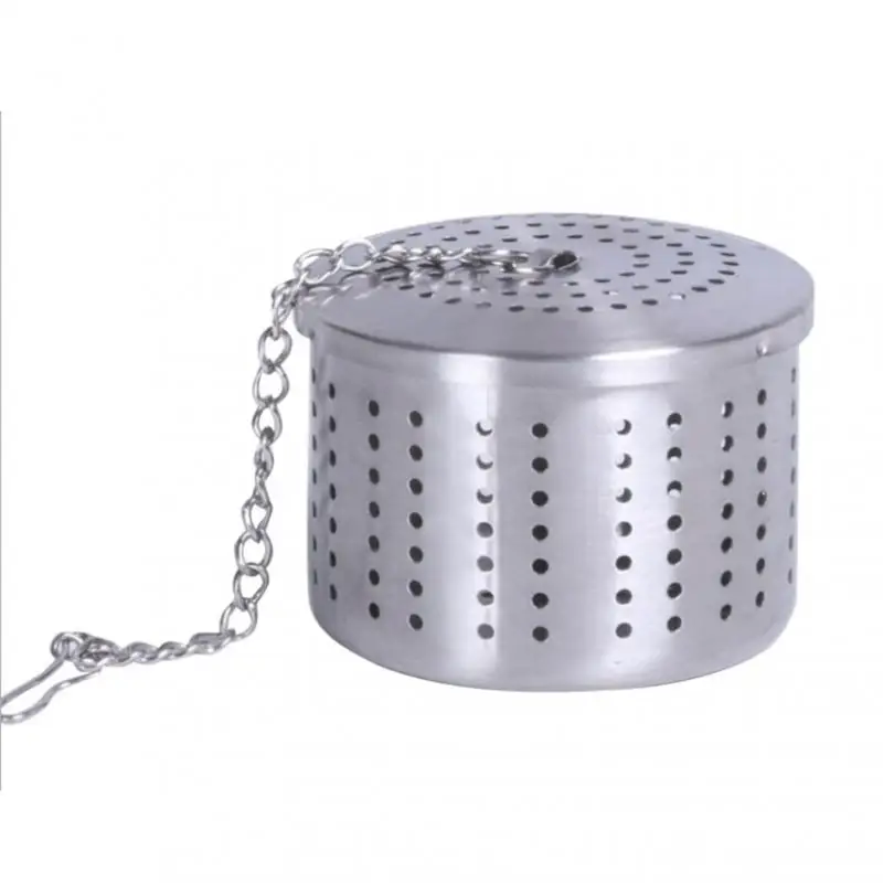 

2021 New Tea Strainers 304 Stainless Steel Seasoning Bucket Tea Leak Tea Filter Infusers Teaware Kitchen Tools Accessories Hot
