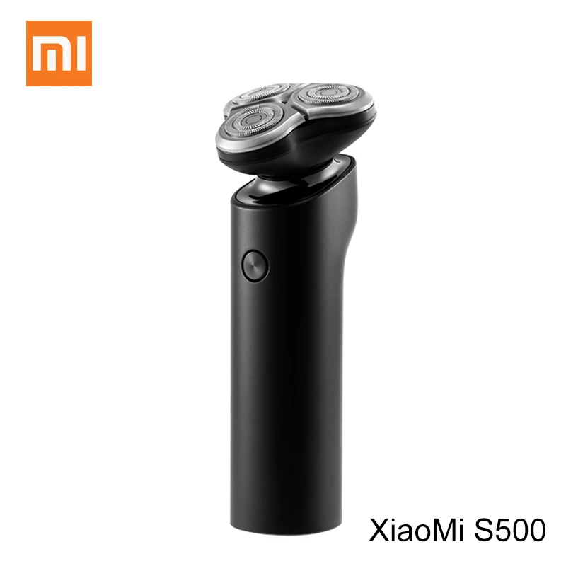 

Электробритва XIAOMI MIJIA S500 Мужская, перезаряжаемый моющийся триммер для бороды с 3 головками, низкий уровень шума