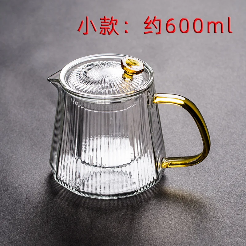 

Glass filter heat-resistant boiling teapot transparent domestic teapot Chinese thick borosilicate glass teapot