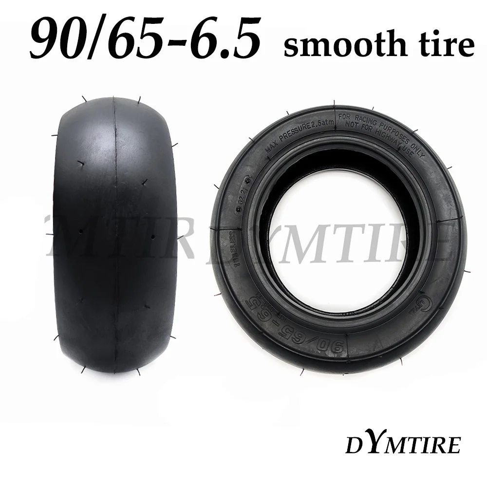 

90/65-6.5 Drift Tire Tubeless 11 Inch Smooth Vacuum Tyre for Electric Scooter 47/49CC Mini Racing Motorcycle