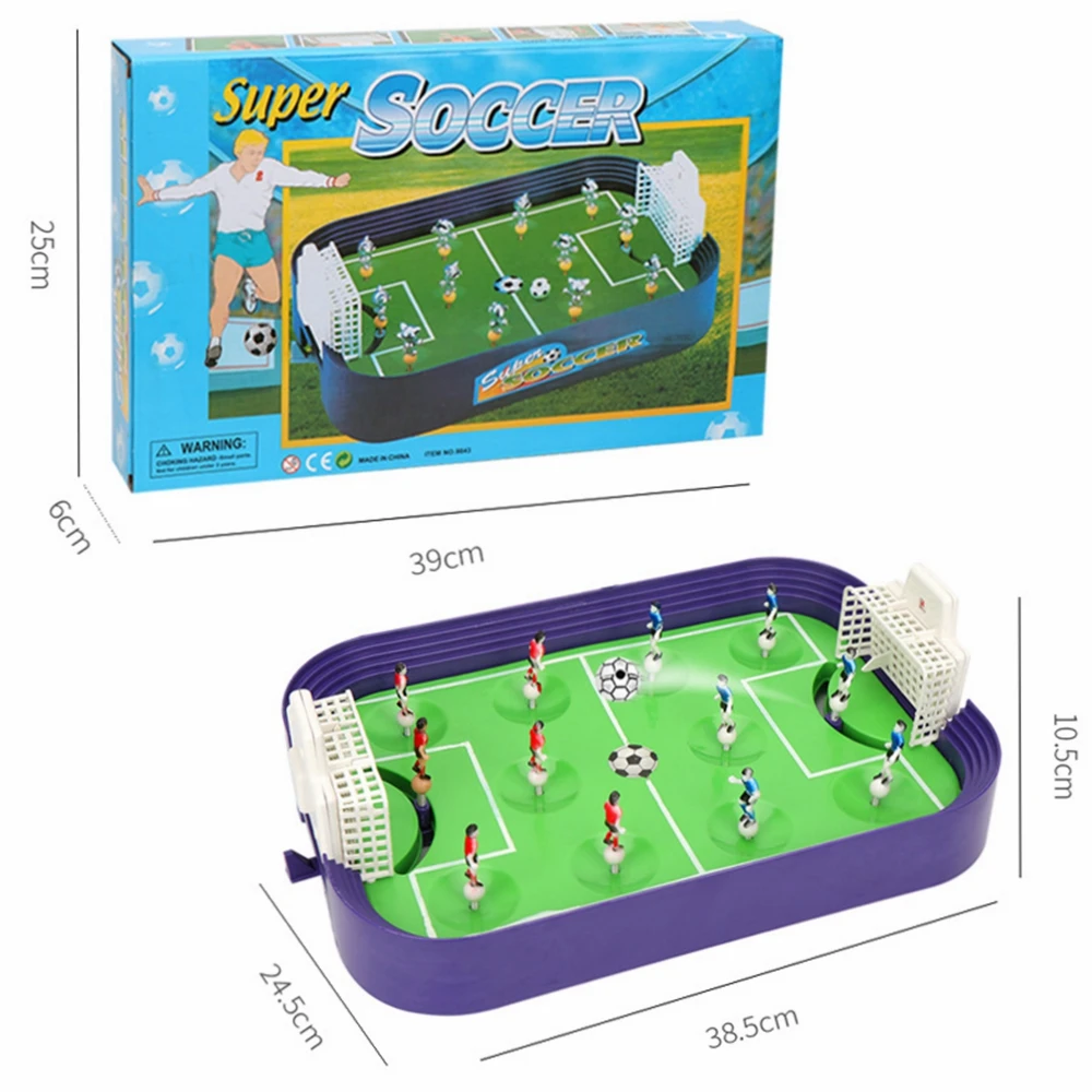 

Mini Tabletop Soccer Set Children Boys Sports Toy Indoor Football Shooting Defending Board Game Kid Educational Toy Fun Gift