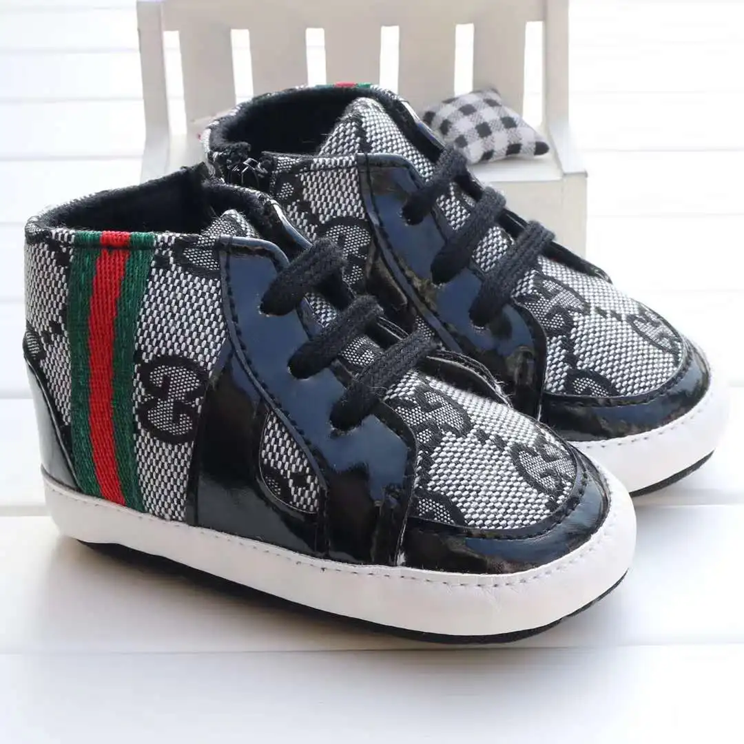 

New Newborn Baby Boy Girl Soft Sole Crib Shoes Warm Boots Anti-slip Sneaker PU Breathable Solid First Walkers 0-18M