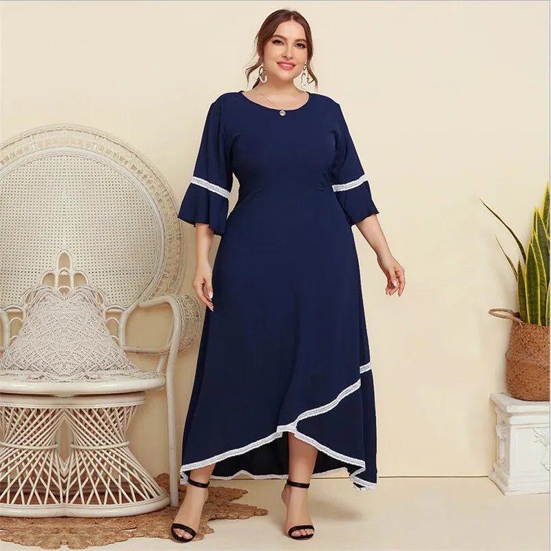 

Plus Size Kaftan Women Muslim Long Maxi Dress Dubai Abaya Turkey Kaftan Fashion Vestidos Islamic Clothing Caftan Femme Musulman