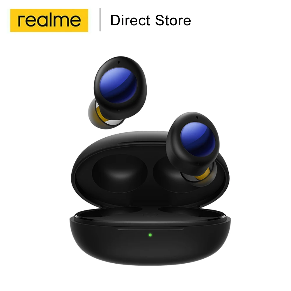 Realme Buds Air 2 Neo TWS Wireless Bluetooth 5.2 Earphones Noise Cancellation Headphone IPX5 10mm Bass Boost Driver Fast Charge |