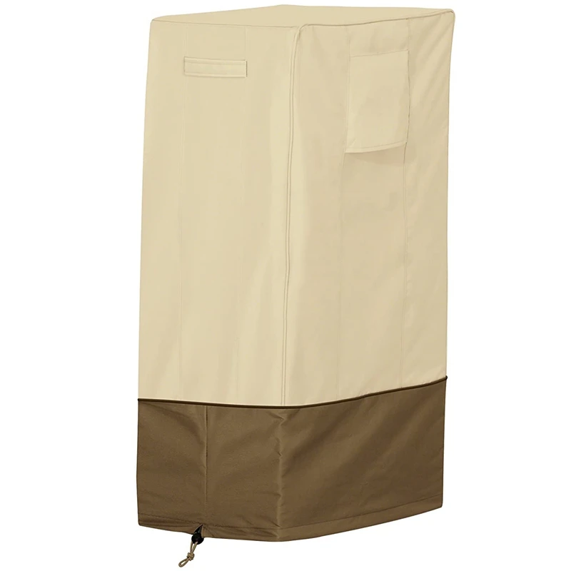 

SHGO HOT-Waterproof BBQ Grill Cover Square Smoker Cover Outdoor Rainproof Durable Anti Dust Protector Home Outdoor Barbecue Gril