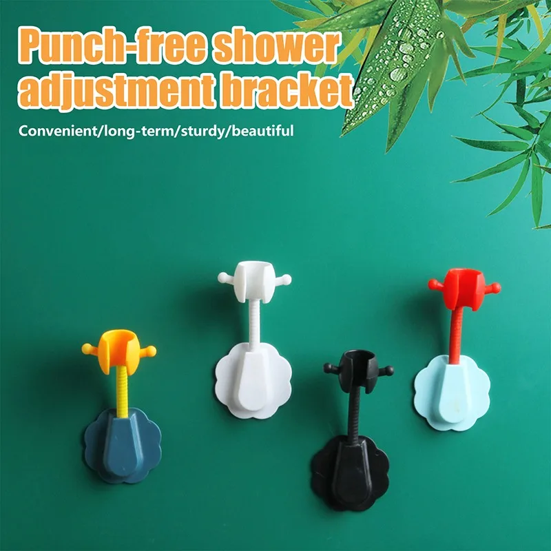 

Shower Head Holder Bathroom Universal Hanging Hooks Adjustable Self-Adhesive Showerhead Bracket Wall Mount Hooks On The Wall