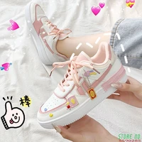 sweet lolita shoes women platform sneakers sports kawaii flat causal student cute girl loli cos tenis spring 2021 round head