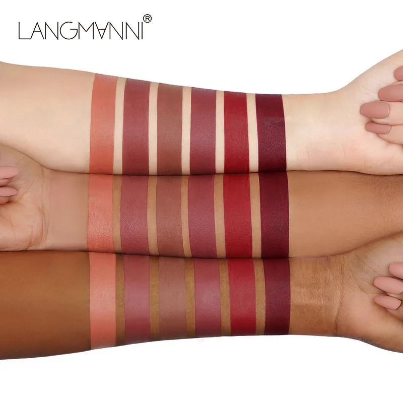 6 шт. матовая бархатная губная помада набор жидкий блеск для губ женская