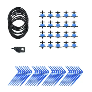 Капельная система 2 л4 л8 л, 2-полосная система капельного орошения, капельница с микро потоком горшечных растений с Теплицей, 20 наборов