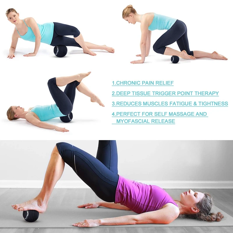 Массажный мяч Электрический 4 скорости вибрирующий из пены зарядка от USB для