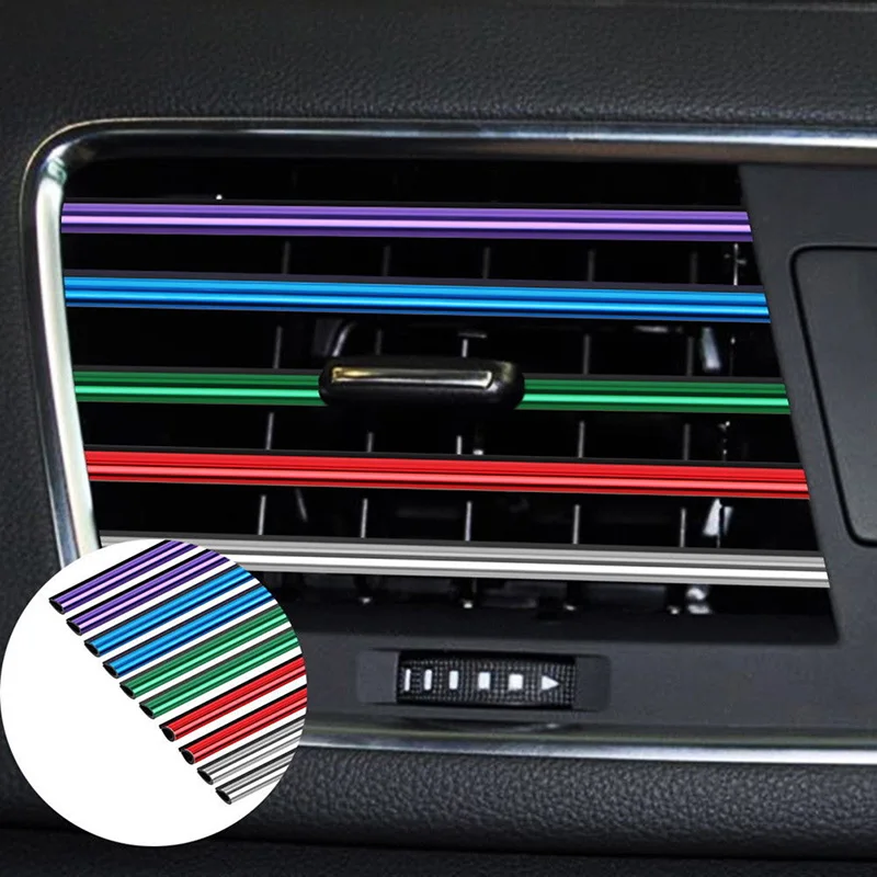 10 шт./компл. молдинги для стайлинга автомобиля 20 см внутреннее оформление