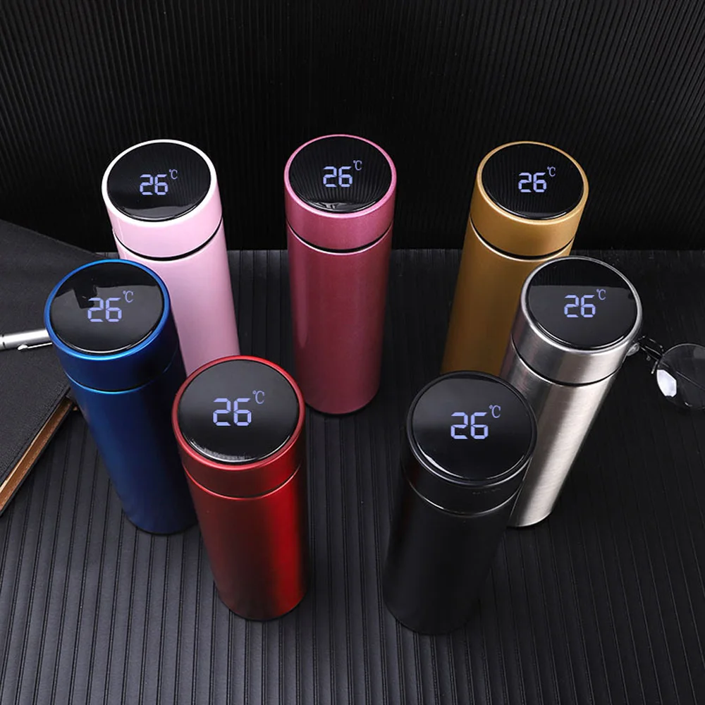 

Summer Intelligent Temperature Measurement Color Changing Insulation Cup Stainless Steel Vacuum Leak-Proof Travel