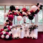 10 дюймов 12 дюймов Расширенный матовые шары драгоценный камень синий черный день Святого Валентина свадебные шары для украшения 1012 дюймов звуковой мяч ко дню рождения