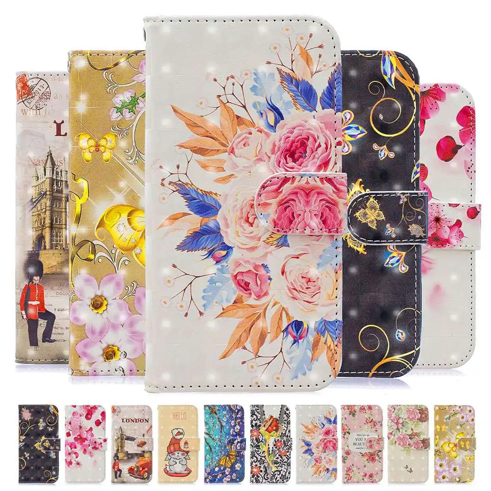 KISSCASE цветочный кожаный чехол Coques для huawei P30 Pro P20 P10 P8 Lite 2017 P Smart Plus Y7 2019 Honor 8 9 10 mate 20