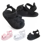 Новый стиль; 3 цвета; Обувь для маленьких девочек на 1 год; Обувь для малышей с мягкой подошвой; Летняя обувь с бантом; Обувь для новорожденных