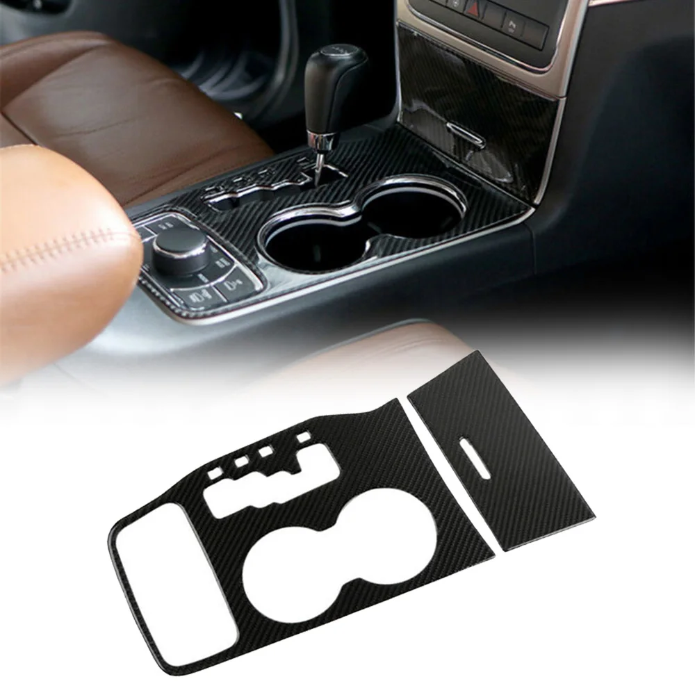 

1SET Sticker 2pcs Cover For Jeep Grand Cherokee 2011 2012 2013 Gear Trim Durable