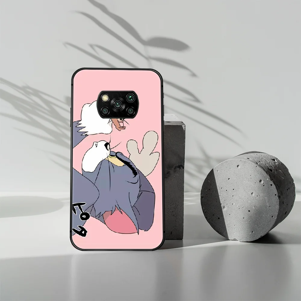 

Cartoon Cat Tom and mouse Jerry Phone case Cover Hull For Xiaomi Mi A2 A3 8 9 9T Note 10 Se Lite Pro black Back Tpu Coque Trend
