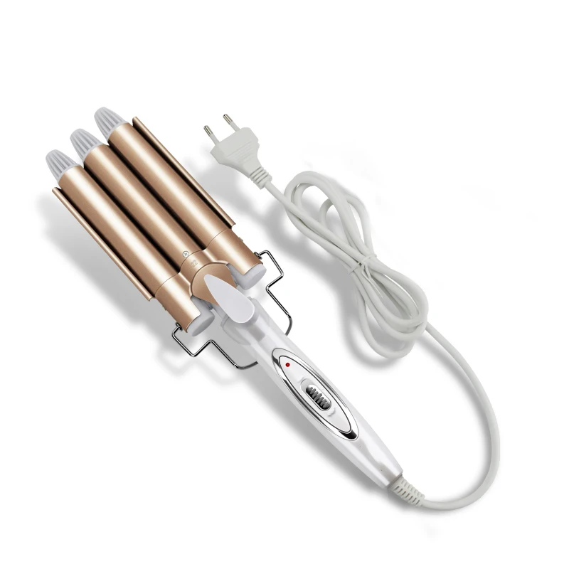 

Professional Hair Tools Curling Iron Ceramic Triple Barrel Hair Styler Hair Waver Styling Tools Hair Curlers Electric Curling