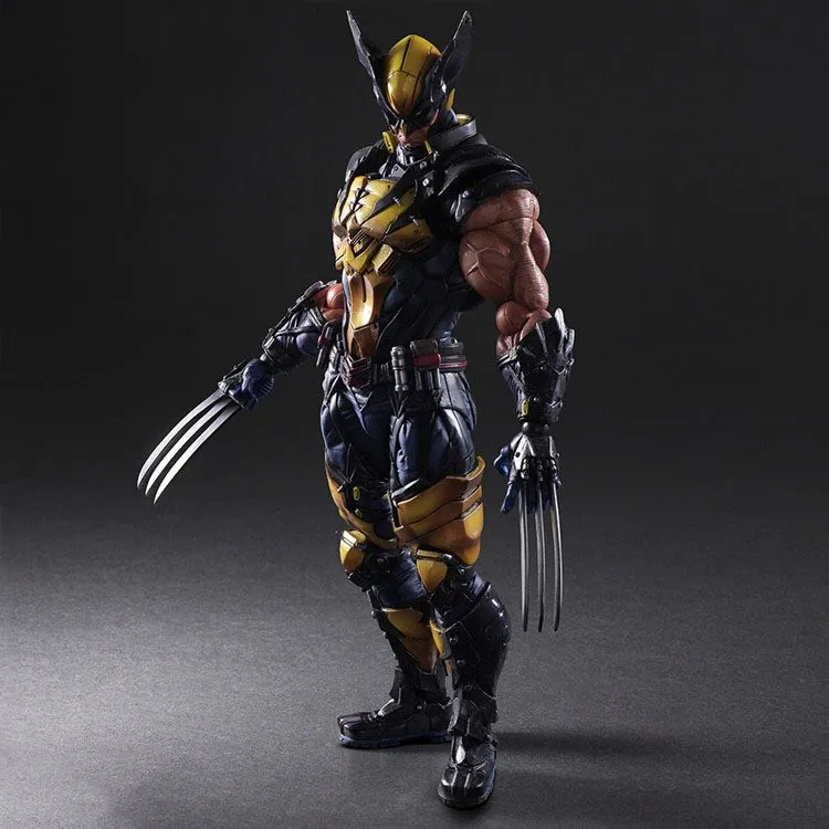 

Marvel Wolverine X-Men Anime Figures Wolverine Logan PVC Toys The Avengers Action Figurals Collector Hulk Thor Spiderman Model