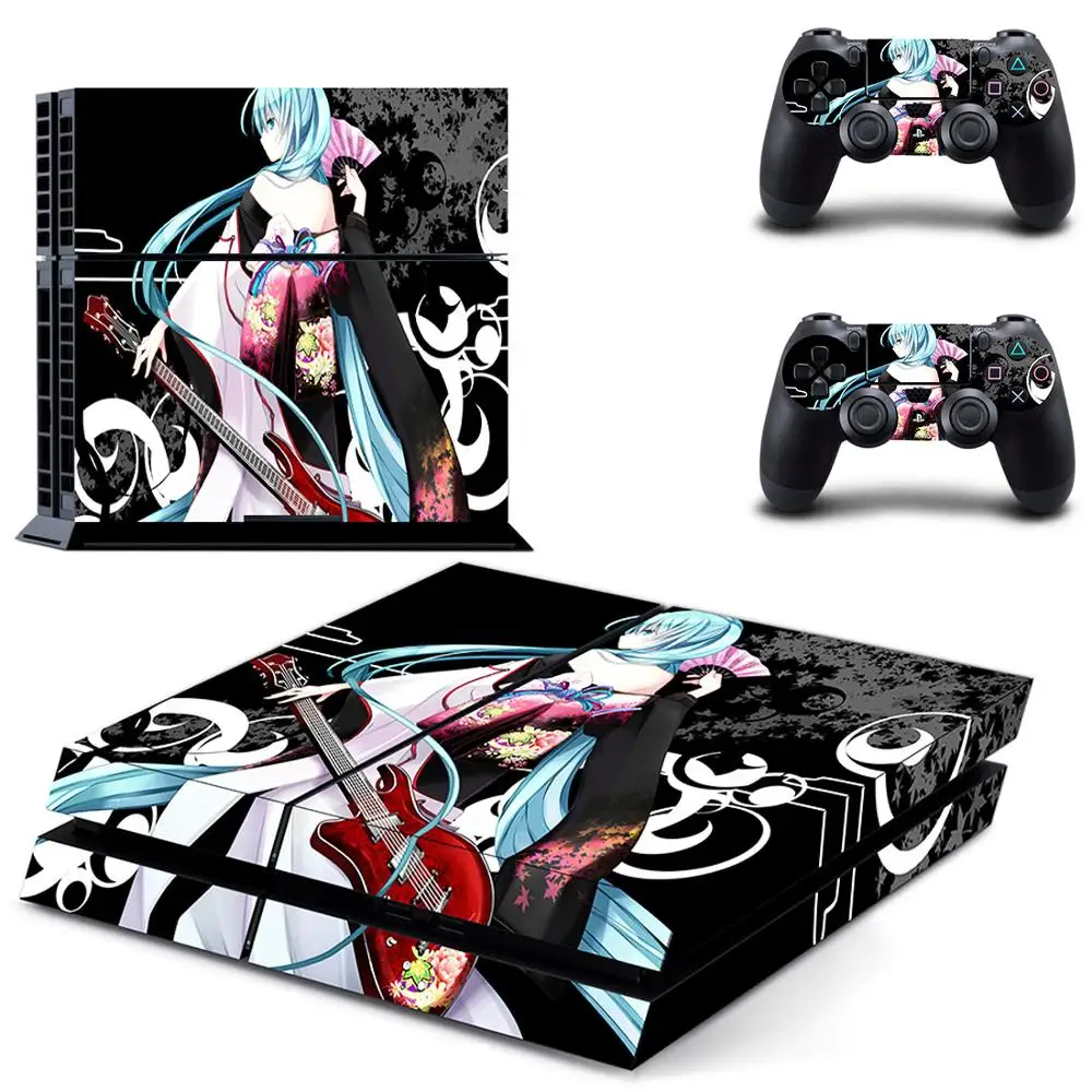 DPTM0577 Hatsune Miku PS4 наклейка s Play station 4 кожа PS 4 наклейка Наклейки Обложка для playstation 4 PS4 консоль и контроллер Кожа винил - Цвет: DPTM0577