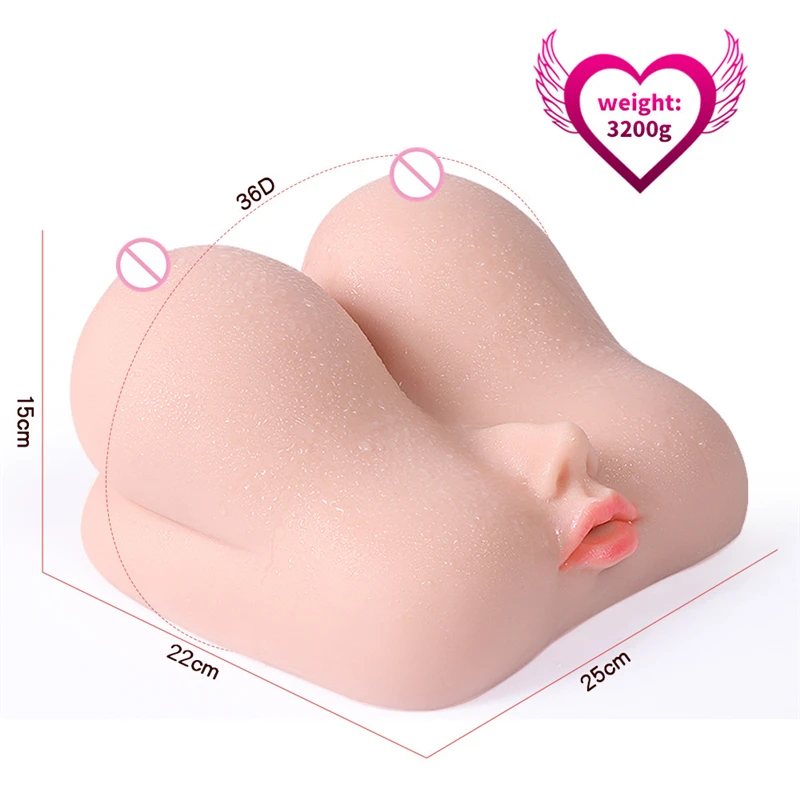 3D секс кукла 1:1 большая грудь с ртом и вагиной может оральный настоящая киска ТПР