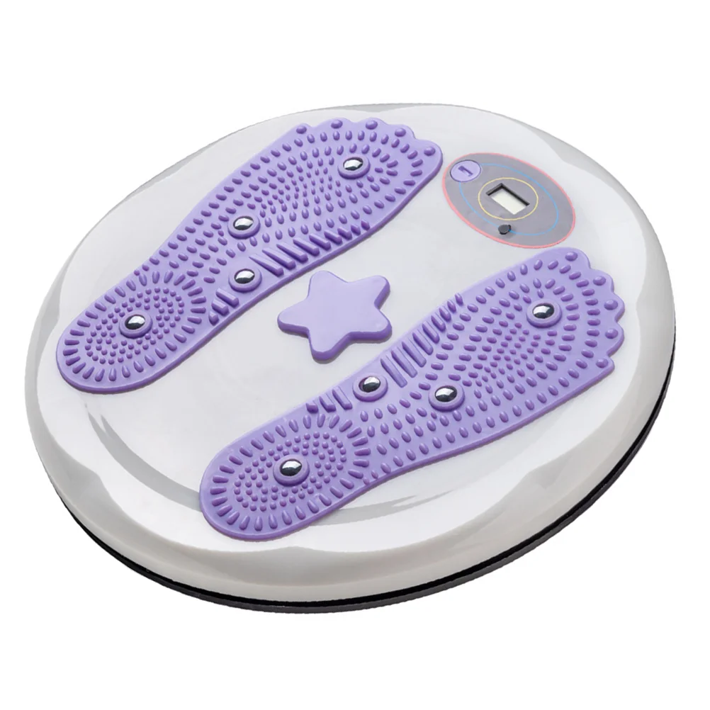 

1 шт. снижение жира скручивающаяся талия Поворотная тарелка фитнес-устройство (фиолетовый)