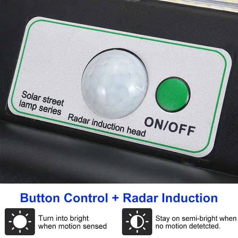 Уличная Светодиодная лампа на солнечной батарее 800 Вт 1000 1200 1500 уличная с