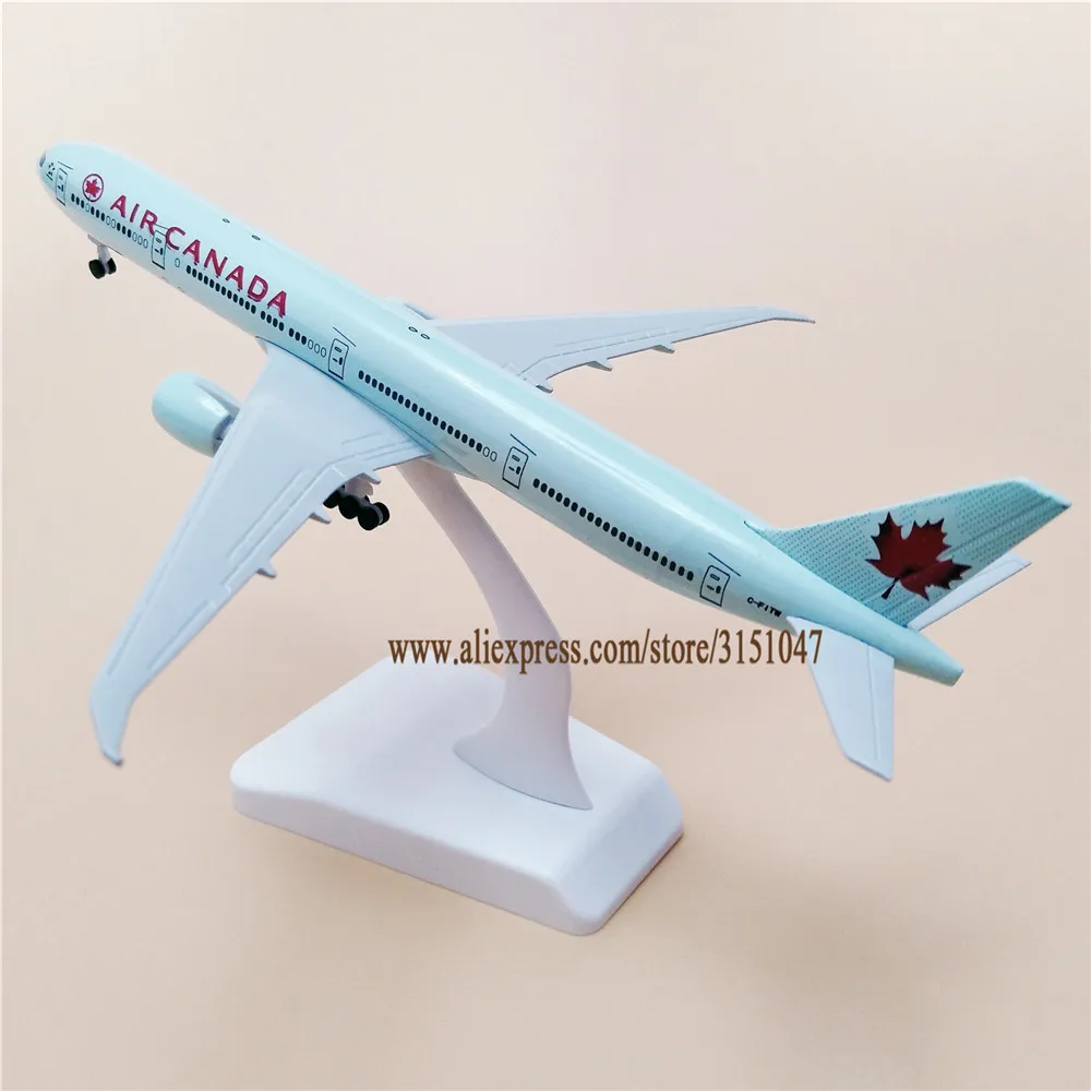 19cm Air Canada Airlines Boeing 777 B777 Airways Airplane Model Alloy Metal Plane Diecast Aircraft Gift |