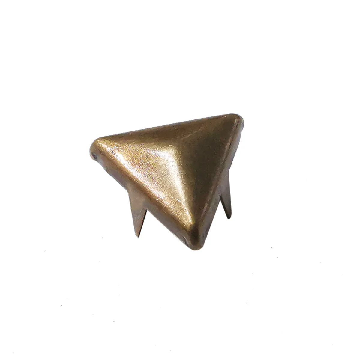 Латунные Треугольные заклепки в форме когтей 100 комплектов модные для одежды