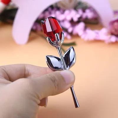 100 шт. прозрачные Искусственные цветы розы|Сувениры для вечеринок| |