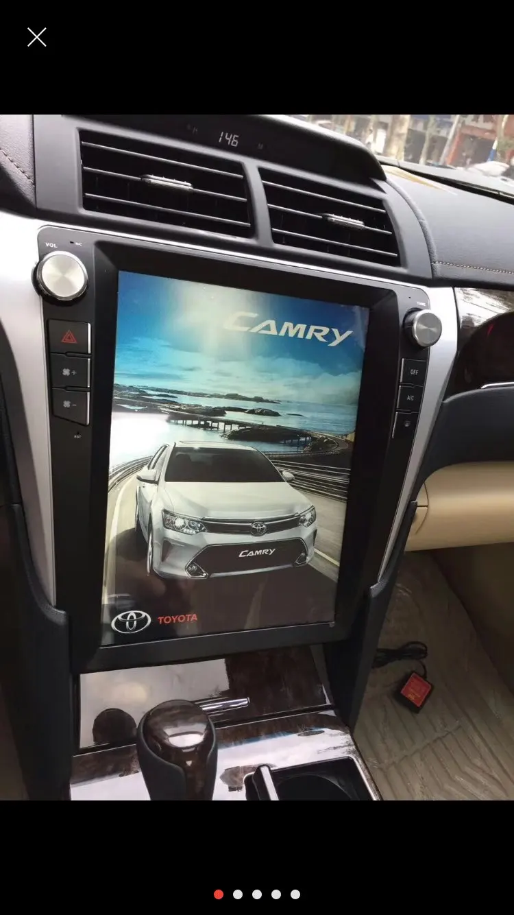 Автомобильная магнитола Chogath с вертикальным экраном 12 1 дюйма Android 7 GPS для Toyota Camry