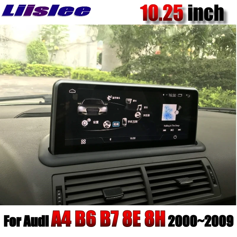 Автомагнитола LiisLee для Audi A4 B6 B7 8E 8H 2000 ~ 2009 10 25 дюйма Wi Fi GPS карта радио оригинальная