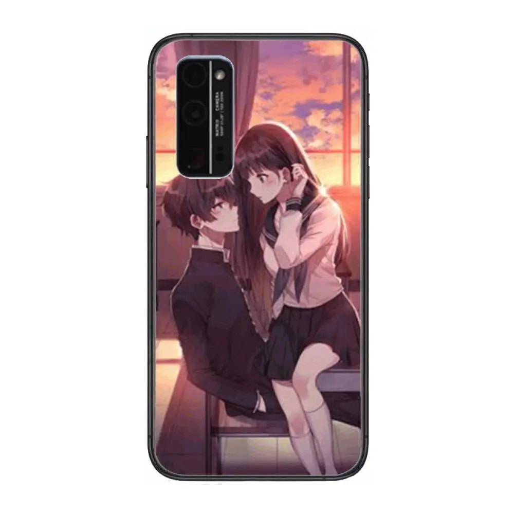 

horimiya manga anime case Phone Case Hull For Huawei Honor 8 9 10 20 30 A S Lite Pro 5g i Black Back Soft Cell Cover Pretty