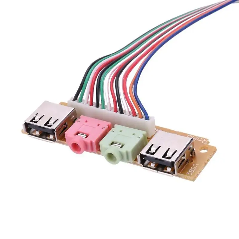 Чехол для ПК с 2 портами USB 0 и передней панелью|Кабели VGA| |