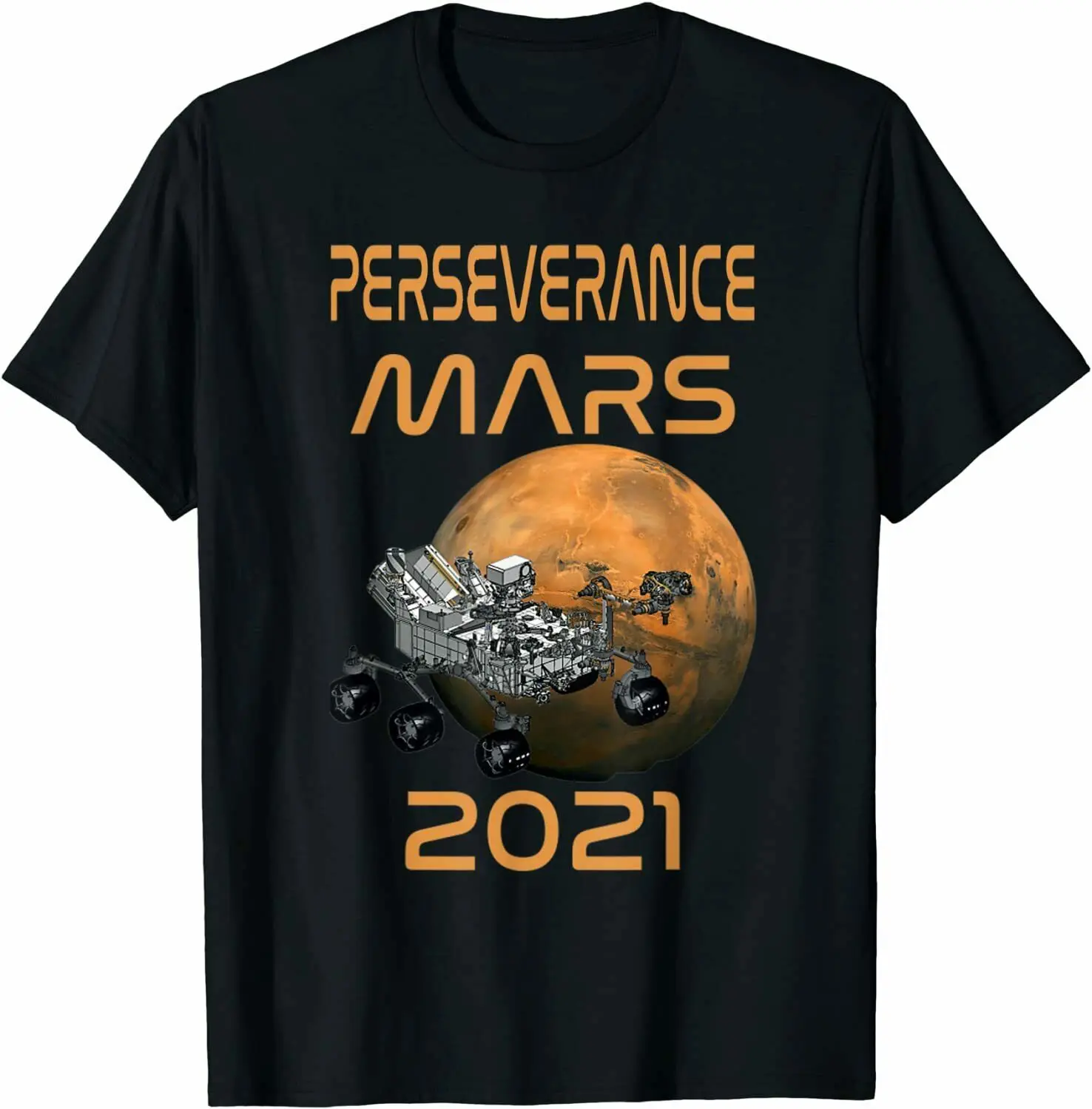 Футболка с посадкой для Perseverance Mars Rover 2021|Мужские футболки| |