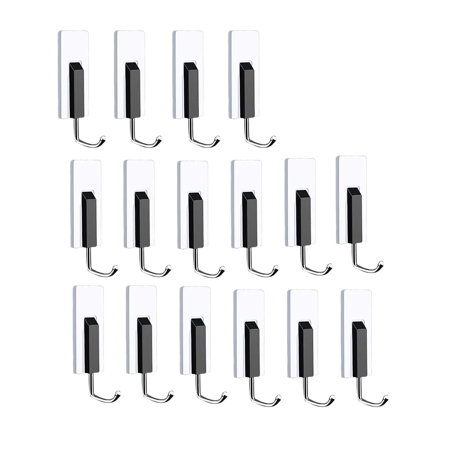 

Adhesive Hooks Removable Utility Self Adhesive Wall Hook Multifunctional Holder for Home Kitchen Bathroom YA88
