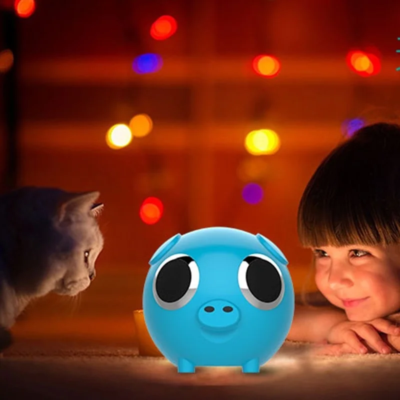 

M20 Cute Pig Shape Double Speaker Music Player Wireless Bluetooth Speaker Power Bank Support Radio