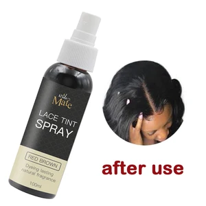 100 мл Лидер продаж кружево оттенок спрей коричневый частные светильник парик изготовленные на заказ этикеток для затворов, парики и закрытием фронтальная