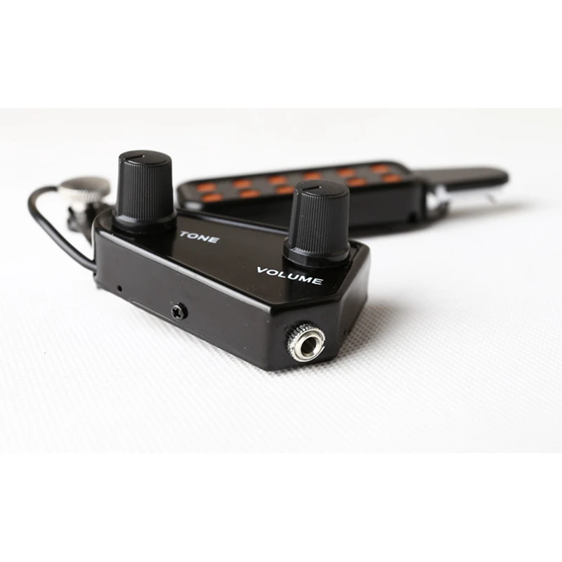 Звукосниматель с 12 отверстиями для акустической гитары регулировкой звука и