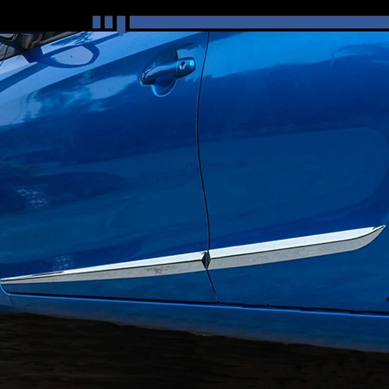 Автомобильный Стайлинг из нержавеющей стали/ABS Хромированная Боковая дверь