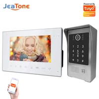jeatone smart video intercom system wifi for home apartment security password tuya remote unlock rfid 960p 1 3mp