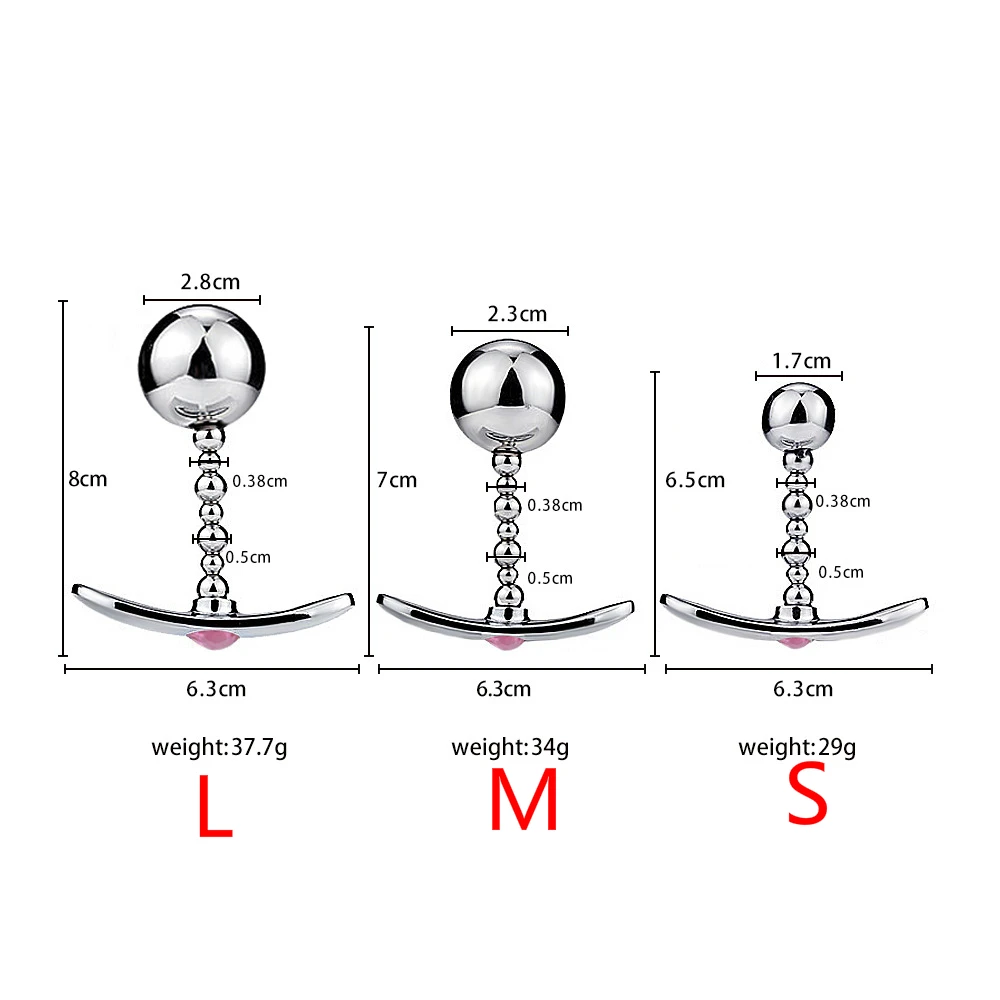 Металлическая Анальная флейта из нержавеющей стали металлическая вагинальная